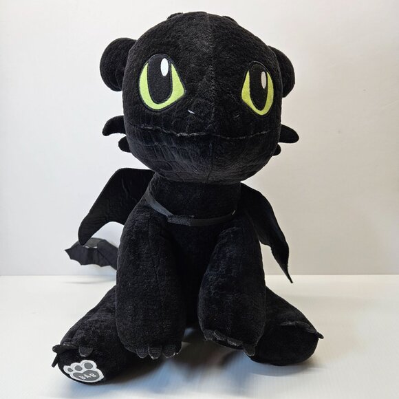 BAB Toothless How To Train Your Dragon 13 Inch Night Fury With Wings & Orig Tag - Picture 2 of 7